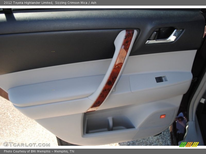 Sizzling Crimson Mica / Ash 2012 Toyota Highlander Limited