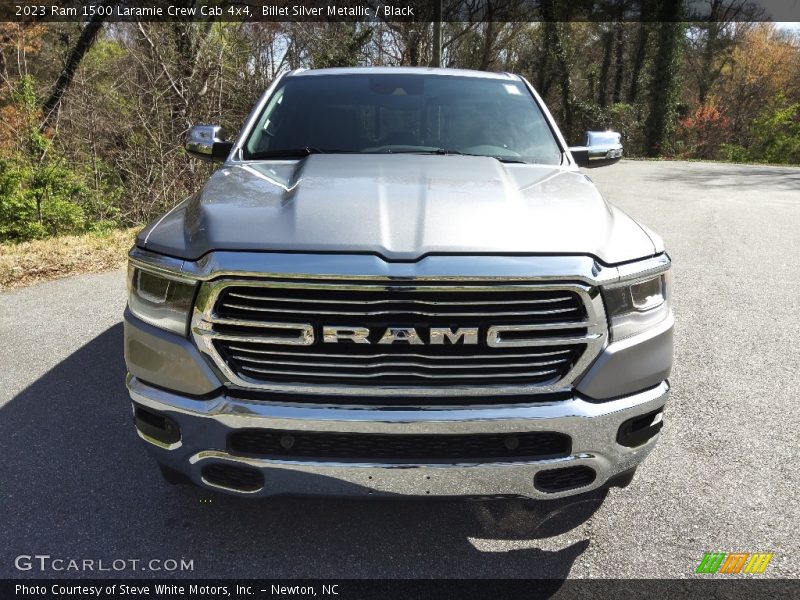 Billet Silver Metallic / Black 2023 Ram 1500 Laramie Crew Cab 4x4