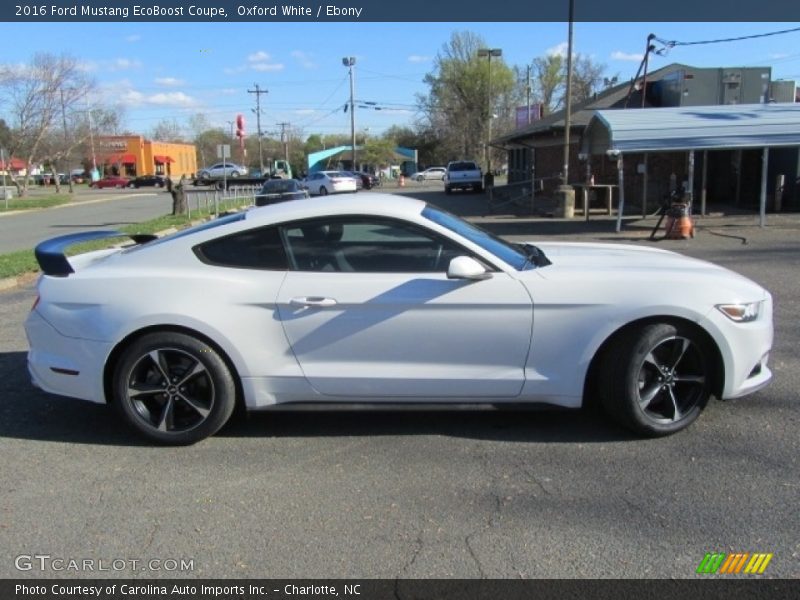 Oxford White / Ebony 2016 Ford Mustang EcoBoost Coupe