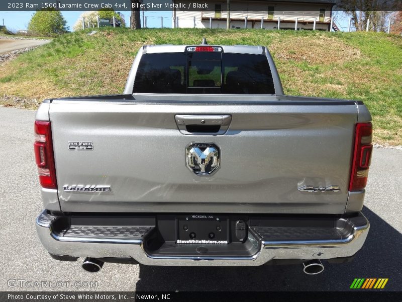 Billet Silver Metallic / Black 2023 Ram 1500 Laramie Crew Cab 4x4