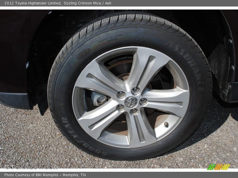 Sizzling Crimson Mica / Ash 2012 Toyota Highlander Limited