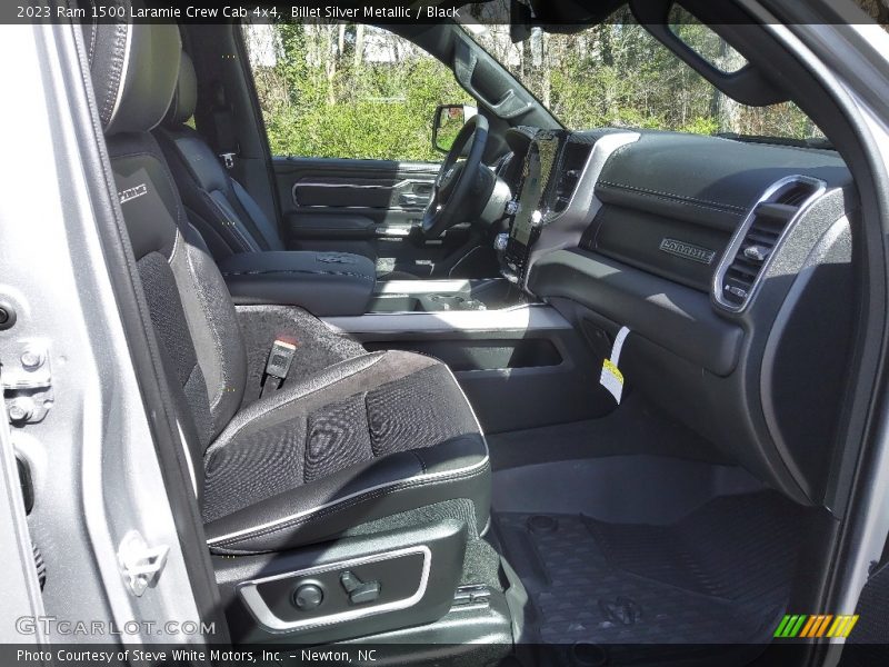 Billet Silver Metallic / Black 2023 Ram 1500 Laramie Crew Cab 4x4