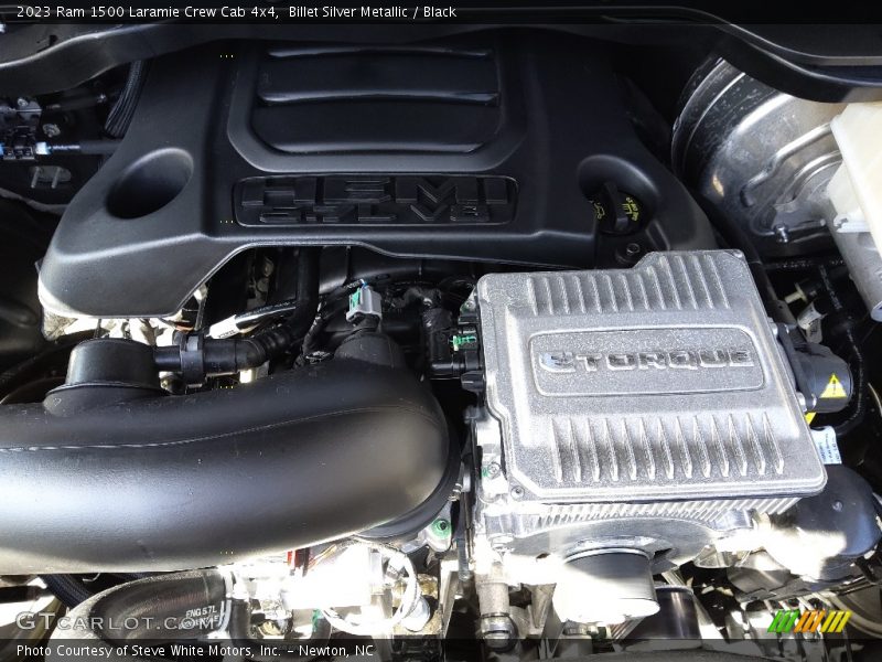 Billet Silver Metallic / Black 2023 Ram 1500 Laramie Crew Cab 4x4