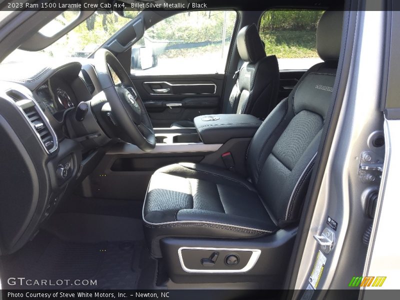 Billet Silver Metallic / Black 2023 Ram 1500 Laramie Crew Cab 4x4