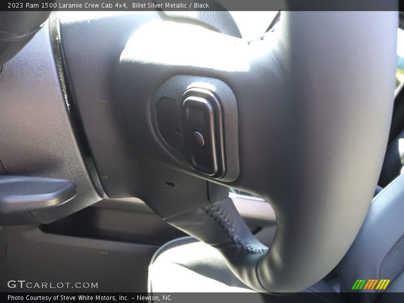 Billet Silver Metallic / Black 2023 Ram 1500 Laramie Crew Cab 4x4