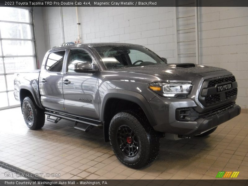 Magnetic Gray Metallic / Black/Red 2023 Toyota Tacoma TRD Pro Double Cab 4x4