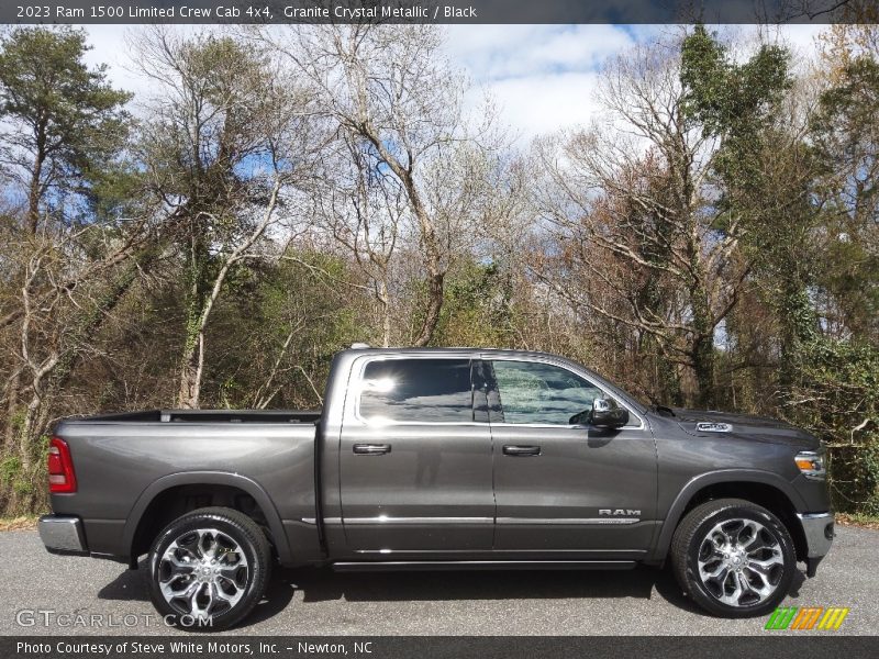 Granite Crystal Metallic / Black 2023 Ram 1500 Limited Crew Cab 4x4