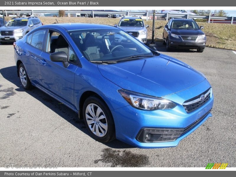 Ocean Blue Pearl / Black 2021 Subaru Impreza Sedan