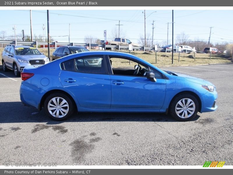 Ocean Blue Pearl / Black 2021 Subaru Impreza Sedan