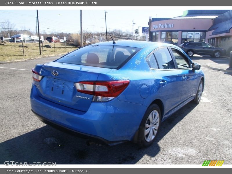 Ocean Blue Pearl / Black 2021 Subaru Impreza Sedan