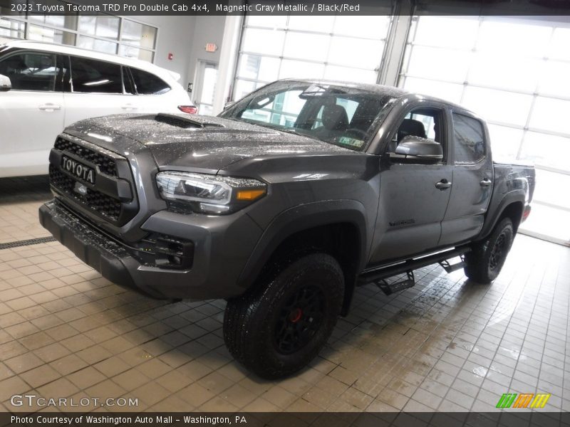 Magnetic Gray Metallic / Black/Red 2023 Toyota Tacoma TRD Pro Double Cab 4x4