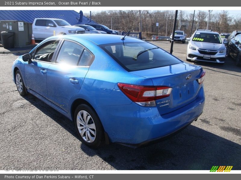 Ocean Blue Pearl / Black 2021 Subaru Impreza Sedan