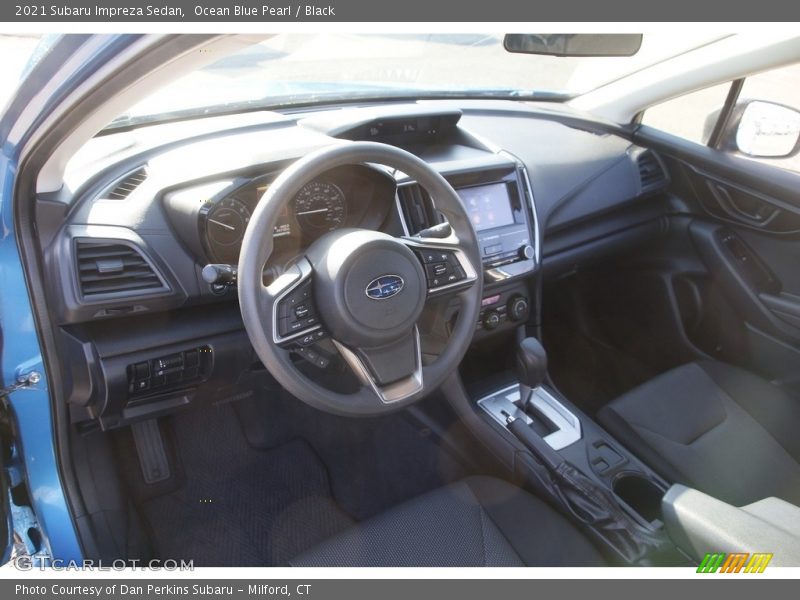 Ocean Blue Pearl / Black 2021 Subaru Impreza Sedan
