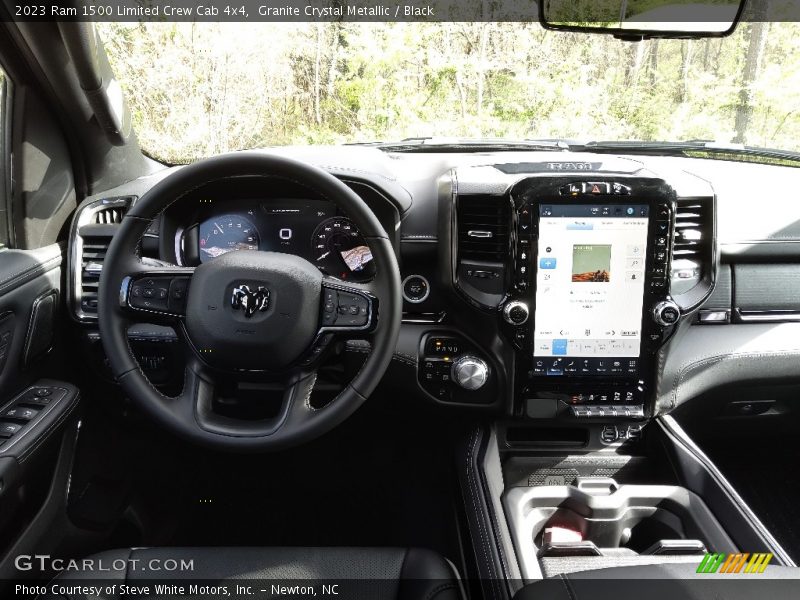 Granite Crystal Metallic / Black 2023 Ram 1500 Limited Crew Cab 4x4
