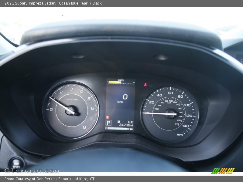 Ocean Blue Pearl / Black 2021 Subaru Impreza Sedan