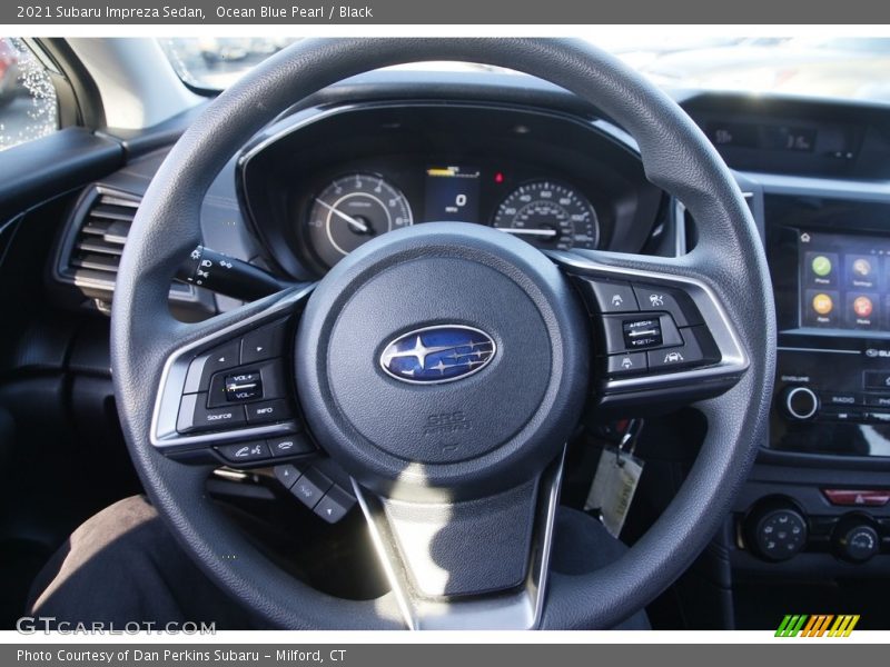 Ocean Blue Pearl / Black 2021 Subaru Impreza Sedan
