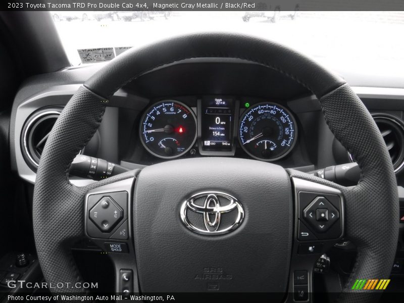 Magnetic Gray Metallic / Black/Red 2023 Toyota Tacoma TRD Pro Double Cab 4x4