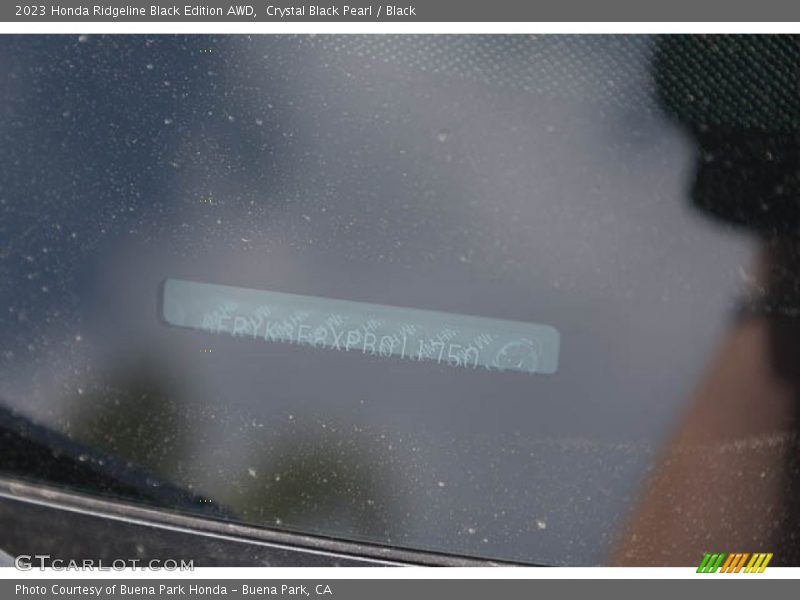 Crystal Black Pearl / Black 2023 Honda Ridgeline Black Edition AWD