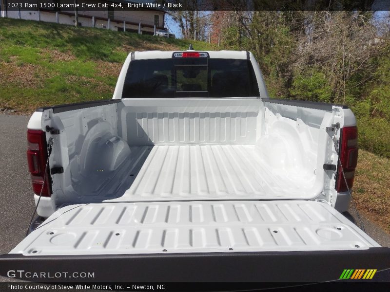 Bright White / Black 2023 Ram 1500 Laramie Crew Cab 4x4