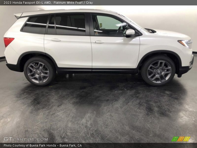 Platinum White Pearl / Gray 2023 Honda Passport EX-L AWD