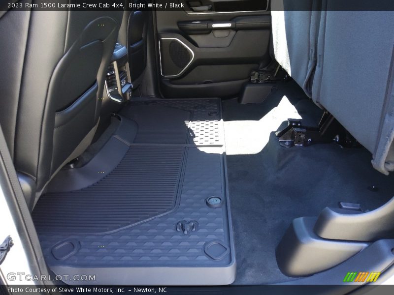 Bright White / Black 2023 Ram 1500 Laramie Crew Cab 4x4