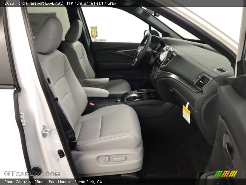 Platinum White Pearl / Gray 2023 Honda Passport EX-L AWD