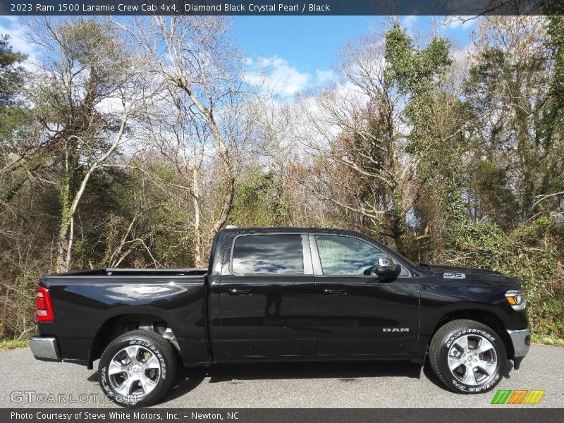 Diamond Black Crystal Pearl / Black 2023 Ram 1500 Laramie Crew Cab 4x4