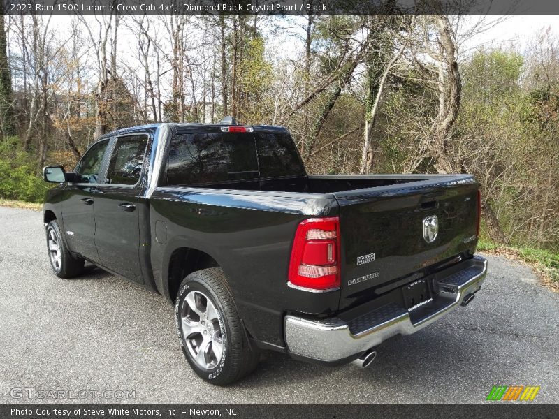 Diamond Black Crystal Pearl / Black 2023 Ram 1500 Laramie Crew Cab 4x4