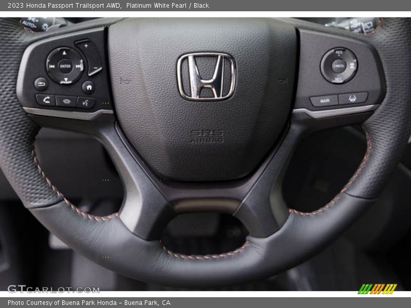 Platinum White Pearl / Black 2023 Honda Passport Trailsport AWD