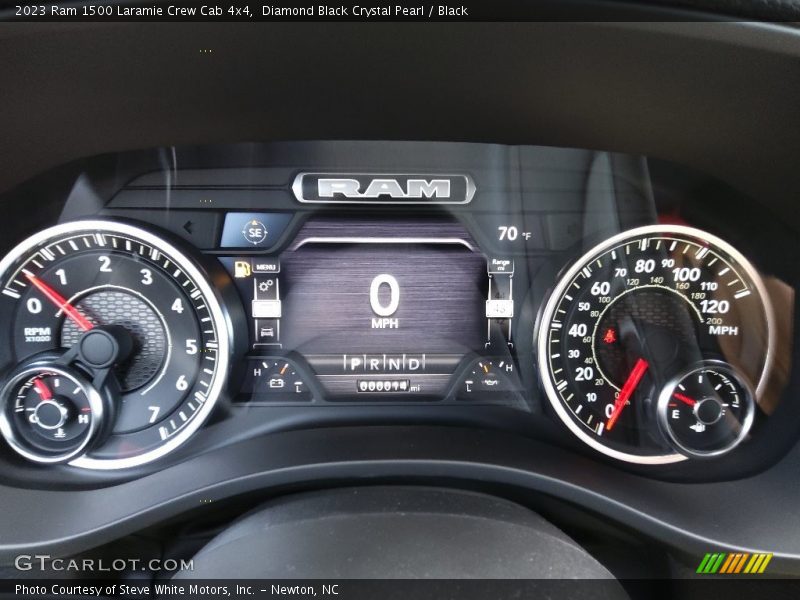 Diamond Black Crystal Pearl / Black 2023 Ram 1500 Laramie Crew Cab 4x4