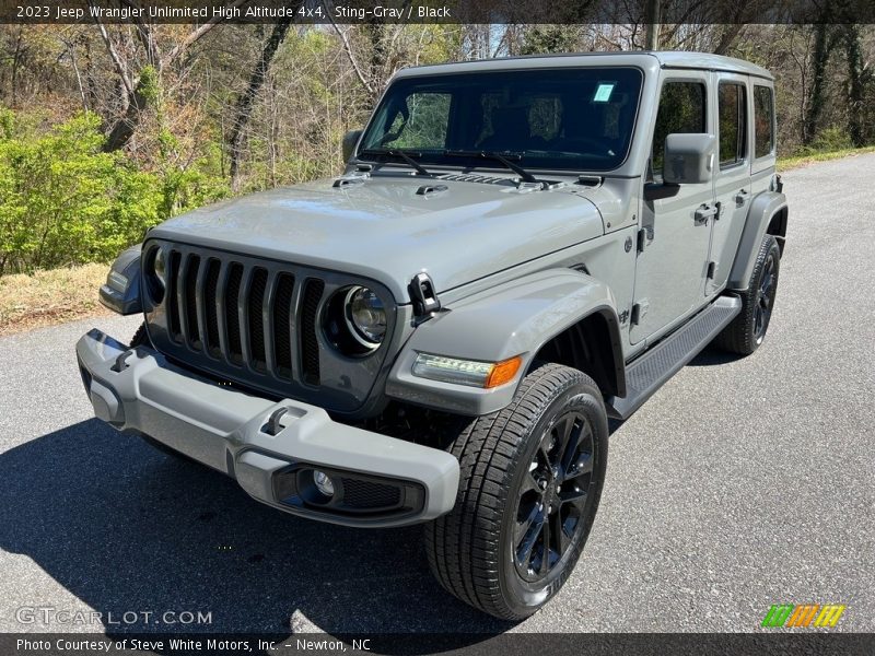 Sting-Gray / Black 2023 Jeep Wrangler Unlimited High Altitude 4x4