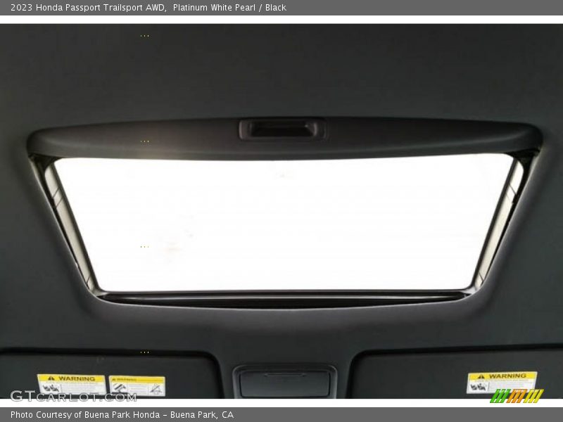 Platinum White Pearl / Black 2023 Honda Passport Trailsport AWD
