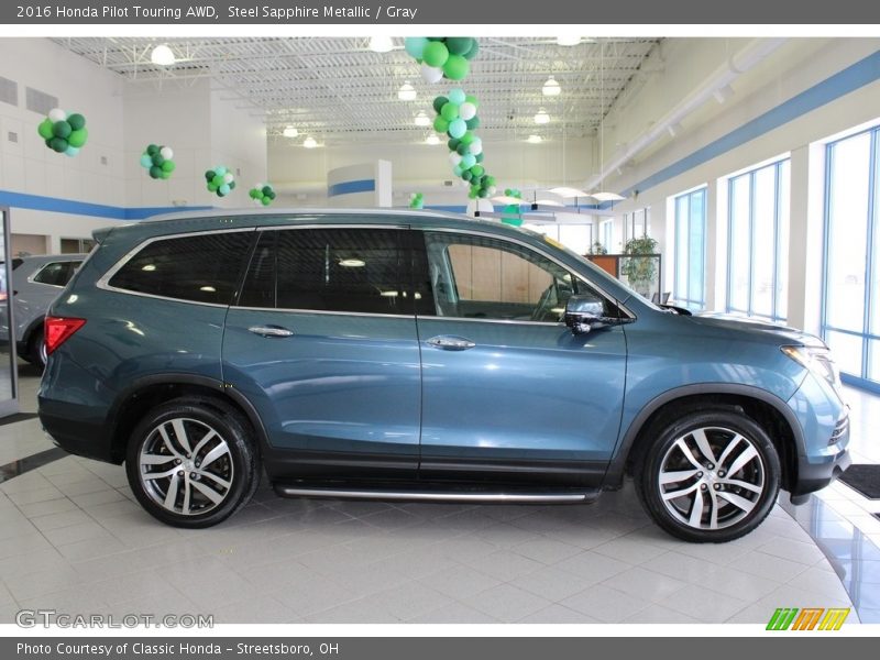  2016 Pilot Touring AWD Steel Sapphire Metallic