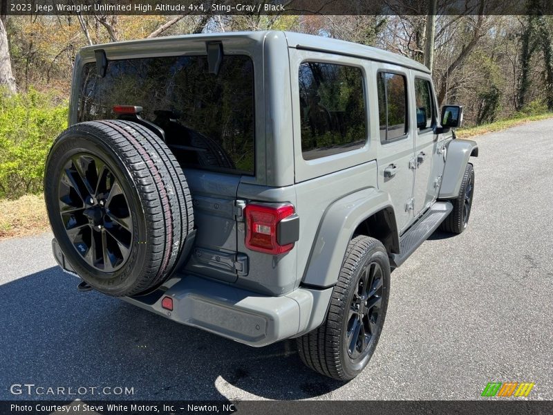 Sting-Gray / Black 2023 Jeep Wrangler Unlimited High Altitude 4x4