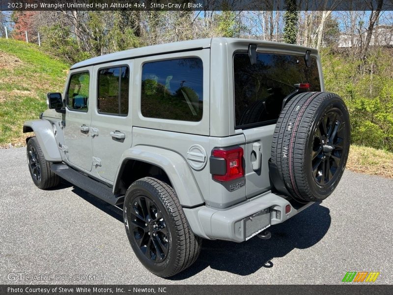 Sting-Gray / Black 2023 Jeep Wrangler Unlimited High Altitude 4x4