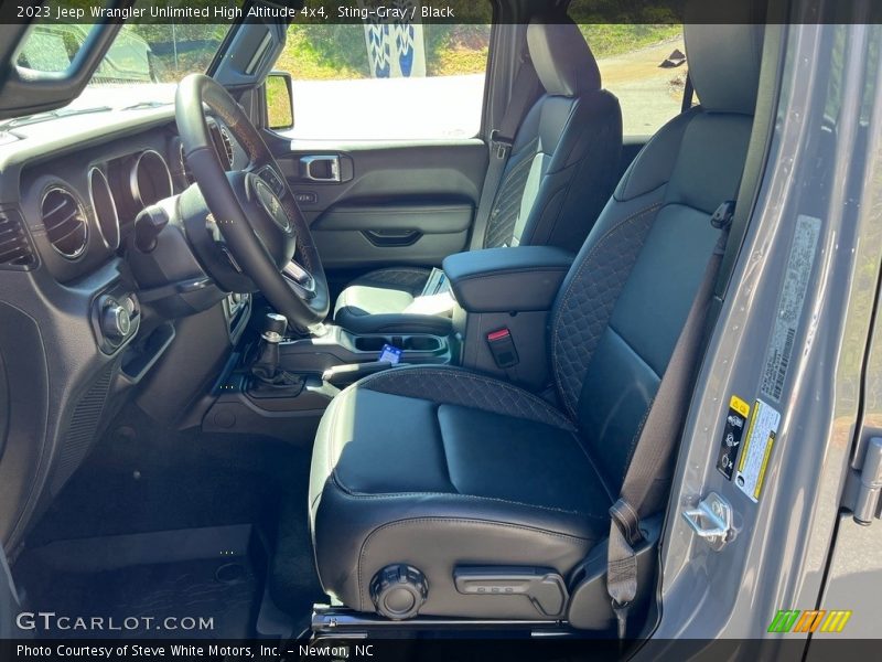 Sting-Gray / Black 2023 Jeep Wrangler Unlimited High Altitude 4x4