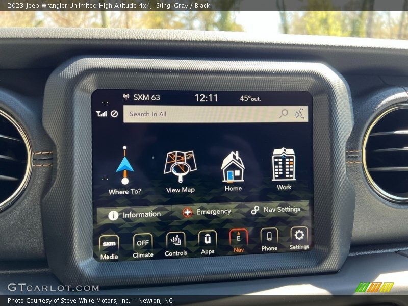 Sting-Gray / Black 2023 Jeep Wrangler Unlimited High Altitude 4x4