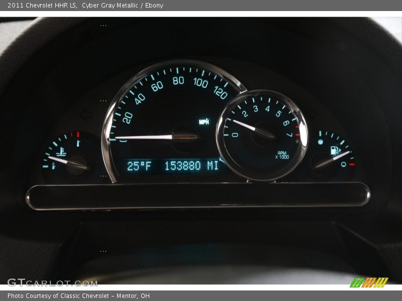 Cyber Gray Metallic / Ebony 2011 Chevrolet HHR LS