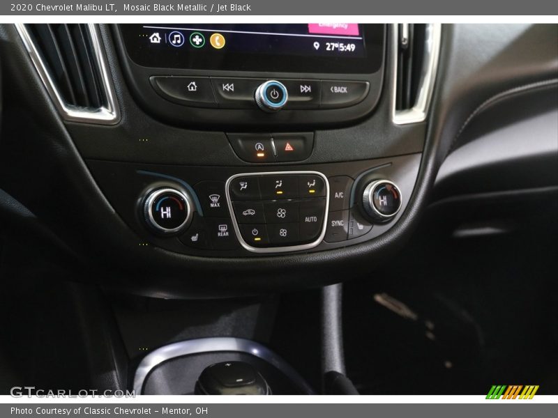 Mosaic Black Metallic / Jet Black 2020 Chevrolet Malibu LT
