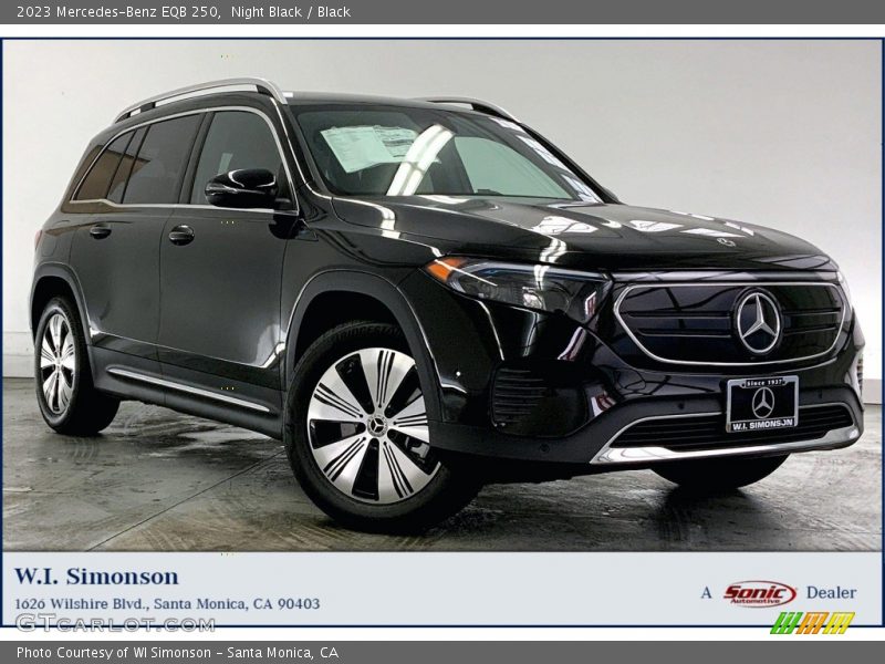 Night Black / Black 2023 Mercedes-Benz EQB 250