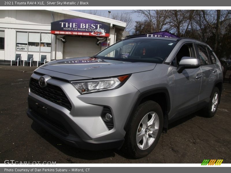 Silver Sky Metallic / Black 2021 Toyota RAV4 XLE