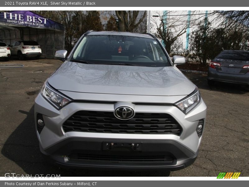 Silver Sky Metallic / Black 2021 Toyota RAV4 XLE