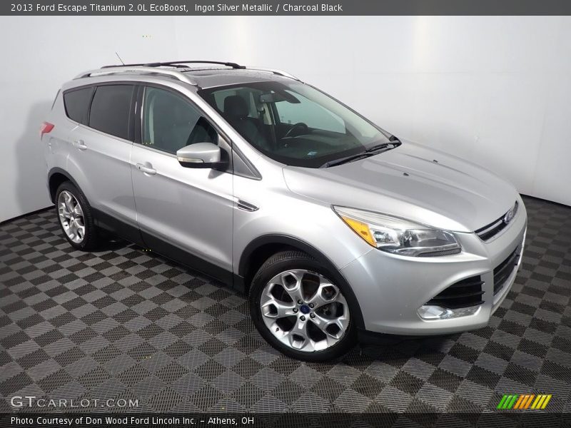 Ingot Silver Metallic / Charcoal Black 2013 Ford Escape Titanium 2.0L EcoBoost