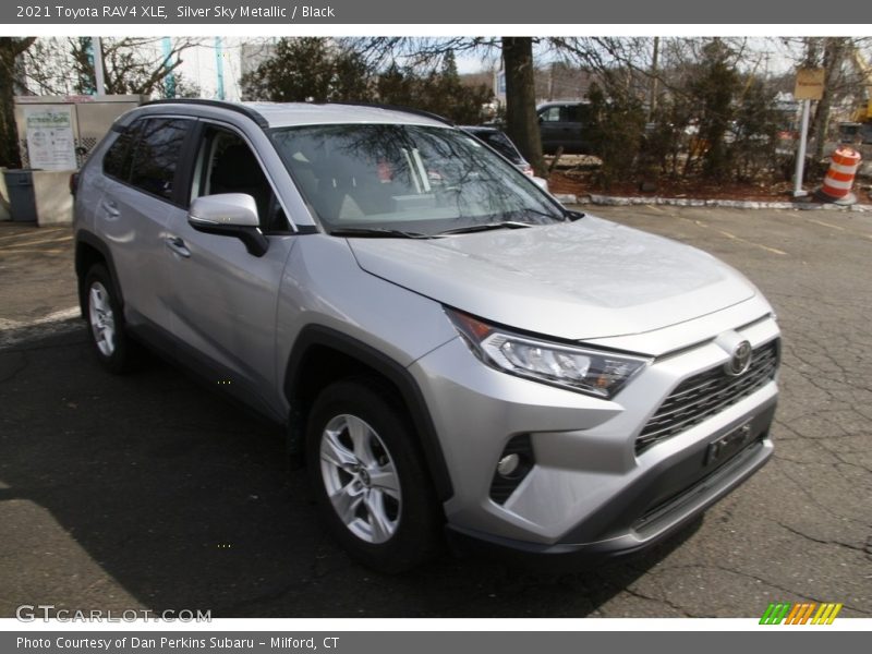 Silver Sky Metallic / Black 2021 Toyota RAV4 XLE