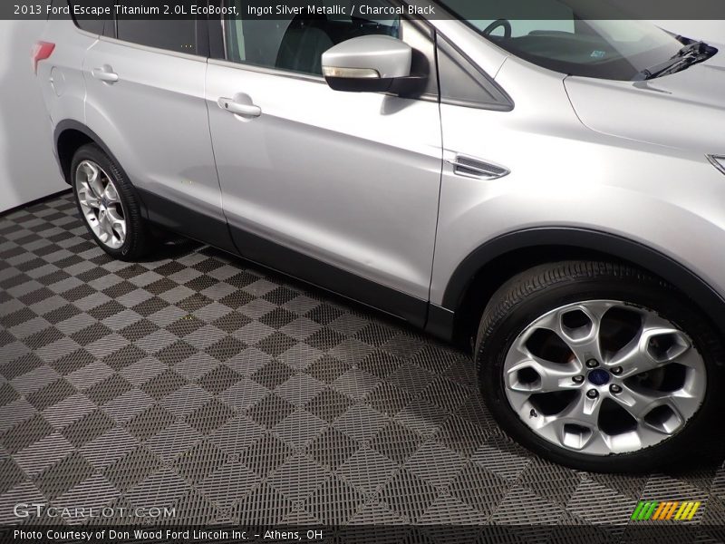 Ingot Silver Metallic / Charcoal Black 2013 Ford Escape Titanium 2.0L EcoBoost