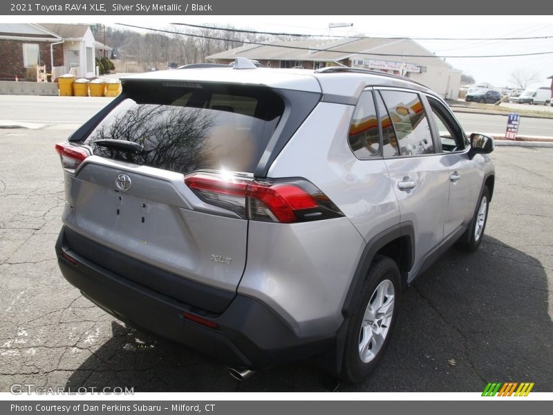 Silver Sky Metallic / Black 2021 Toyota RAV4 XLE