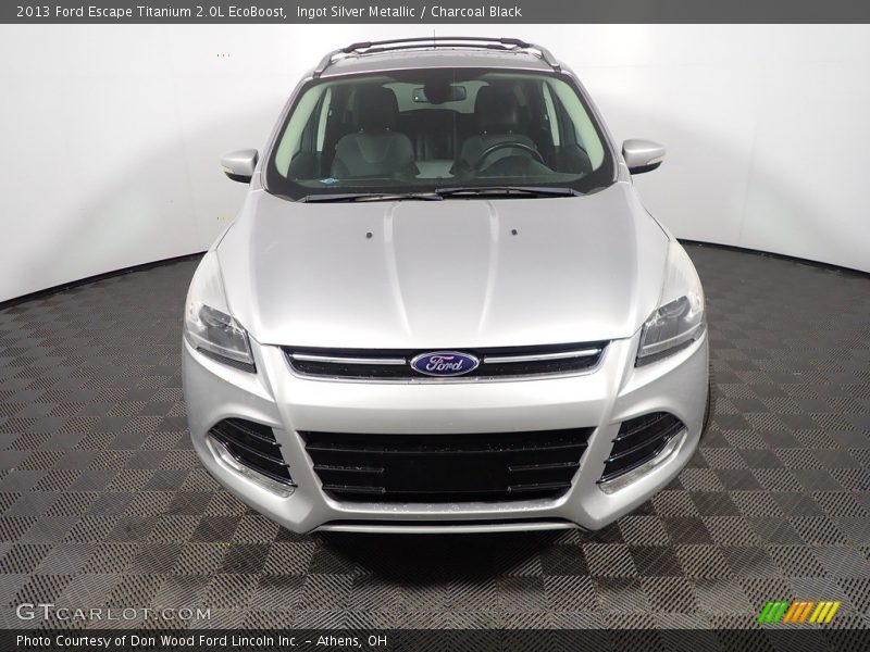 Ingot Silver Metallic / Charcoal Black 2013 Ford Escape Titanium 2.0L EcoBoost