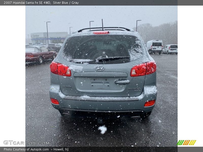 Silver Blue / Gray 2007 Hyundai Santa Fe SE 4WD