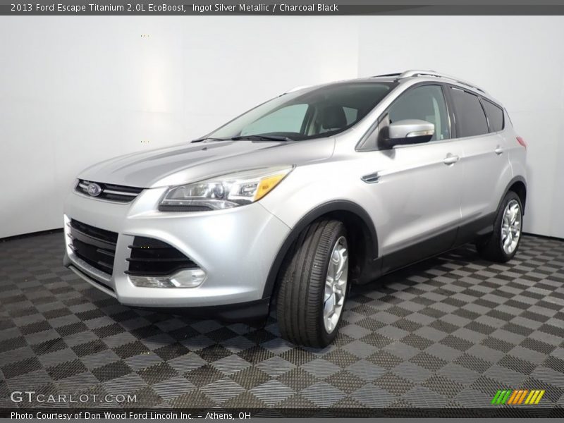 Ingot Silver Metallic / Charcoal Black 2013 Ford Escape Titanium 2.0L EcoBoost