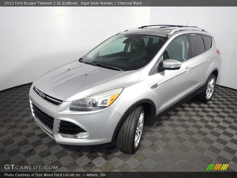 Ingot Silver Metallic / Charcoal Black 2013 Ford Escape Titanium 2.0L EcoBoost